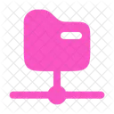 Folder Path Connect Connection Storage Icon