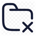 Folder Remove Icon