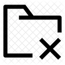 Folder Remove Icon