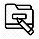 Folder Rename Storage Folder Icon