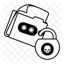 Folder Hacking File Hacking Data Scam Icon