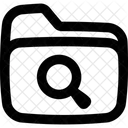 Folder Search Search Document Icon