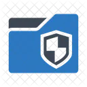 Folder Shield Lock Icon