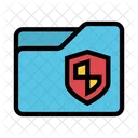 Folder Security Shield Icon