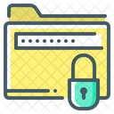 Folder Lock Password Icon