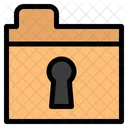 Folder Keyhole Private Icon