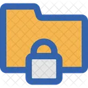 Folder Security Data Document Icon