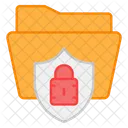 Folder Security Document Security Portfolio Security Icône