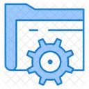 Folder Setting Computing Gear Icon