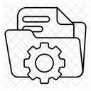Folder Setting Setting Folder Configuration Icon