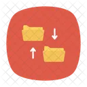 Folder Sharing Communication Icon