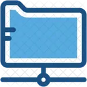 Folder Connected Sharing Icon