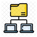 Folder Sharing Data Backup Icon
