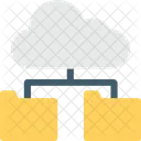 Folder Connected Cloud Icon