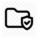 Folder Shield  Icon