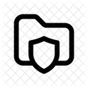 Folder Shield  Icon