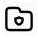 Folder Shield Icon