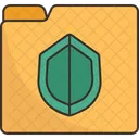 Folder Shield  Icon
