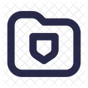 Folder Shield Icon