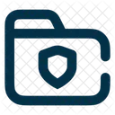 Folder Shield Security Icon Face Lock Icon