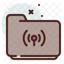 Folder Signal Icon