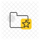 Folder Star Document File Icon