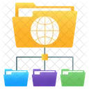 Network Folder Folder Structure Folder Connection Icon