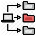 Folder Structure Data Database Icône