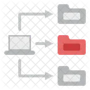 Folder Structure Data Database Icône