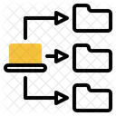 Folder Structure Data Database Icône