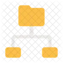 Folder Structure Files And Folders Organized Icône