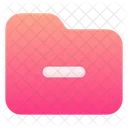 Folder subtract  Icon