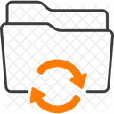 Folder Sync Document Files Icon