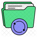 Folder Sync Data Storage Data Update Icon