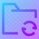 Folder Sync Storage Data Storage Icon