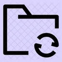 Folder Sync Storage Data Storage Icon