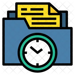 Folder Time  Icon