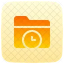 Folder Time Time Management Deadline Icon