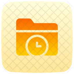 Folder Time  Icon