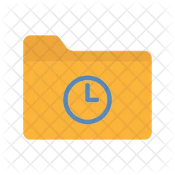 Folder Time  Icon