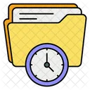 Folder Time Folder Deadline Directory Icon