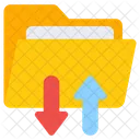 Folder Transfer Folder Sharing Folder Rotation Icon