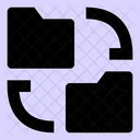 Folder Transfer Transfer Folder Folder Transfer Icon