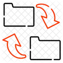 Folder Transfer File Transfer Document Transfer Icon