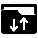 Folder Transfer Data Exchange Folder Exchange Icon