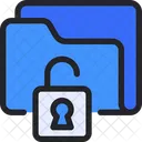 Folder Unlock  Icon