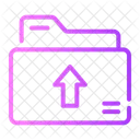 Folder Upload Drive File Icon