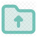 Folder Upload In Lc Data Storage Icon