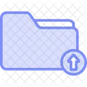 Folder Upload Cloud Storage File Sharing Icon