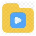 Video File Folder Archive Icon